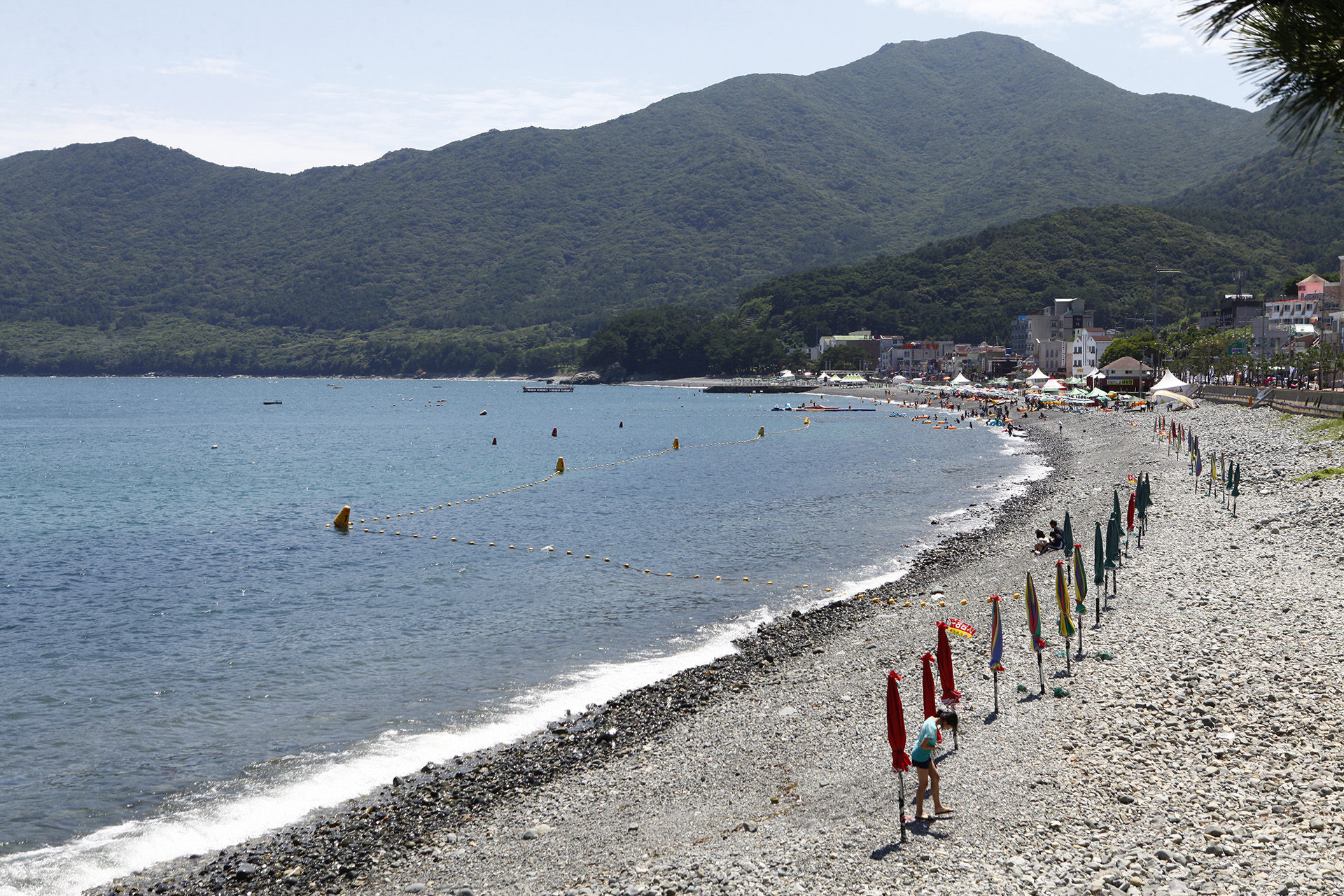 학동 흑진주 몽돌해변